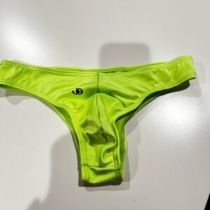 Neon Green Men's Swim Brief